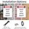 Signmission Keep Out Open Shaft Danger Sign, Plastic, 7in W x 10in L, 2PK OS-2PACK-DS-P-710-V-2481 - alternate 2